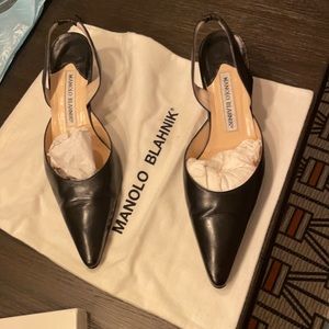 MANOLO BLAHNIK Black shoes